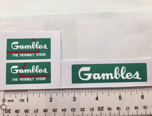 Tonka gambles truck - gambles, stickers